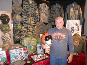 MILITARY DISPLAY AT THE MUSEUM